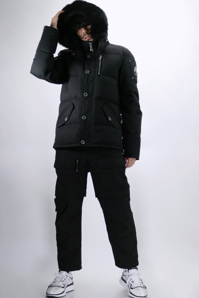 Moose Knuckles Mens Down *Parka 3Q - Black/Black