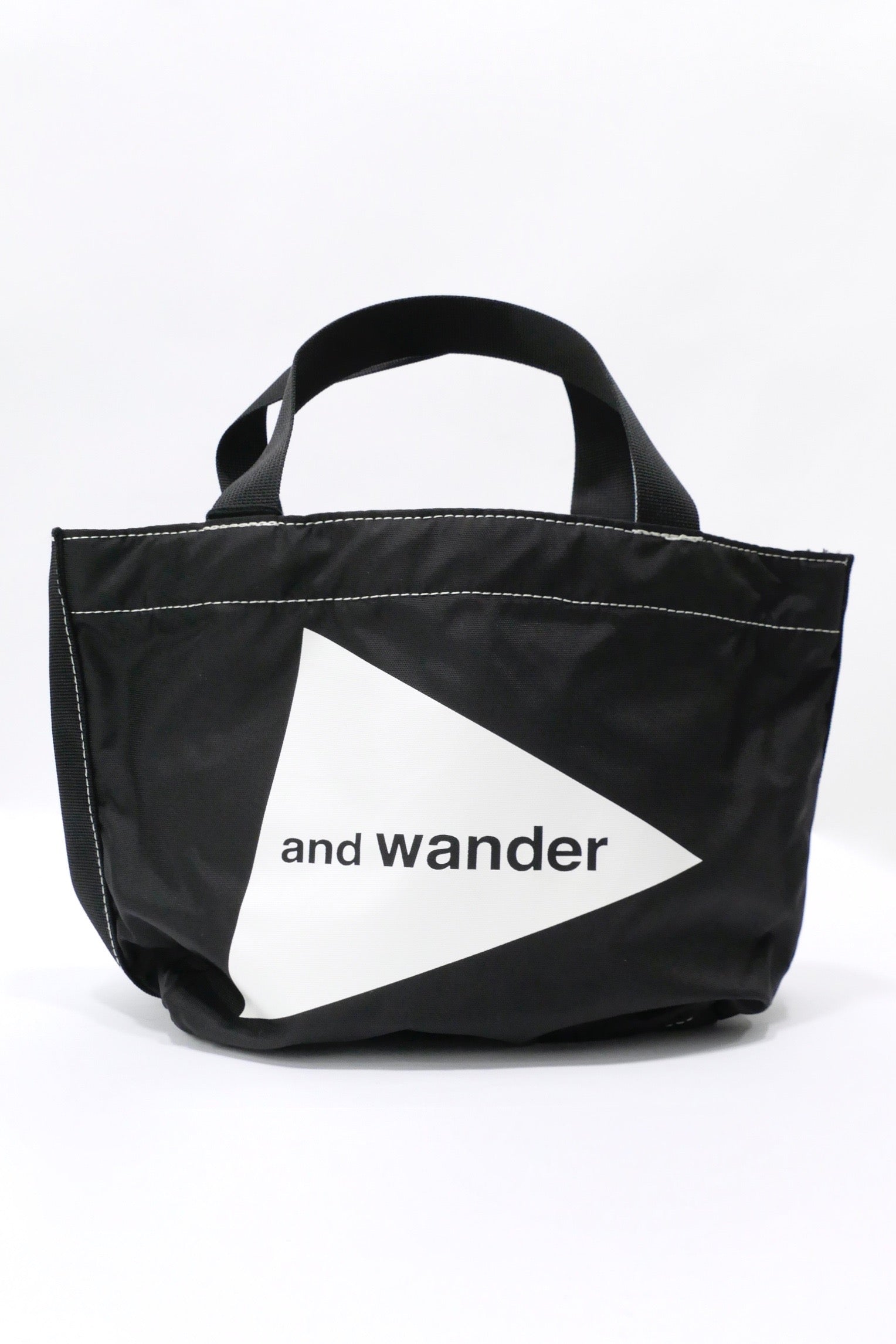and Wander Cordura Small Logo Tote - Black - Due West
