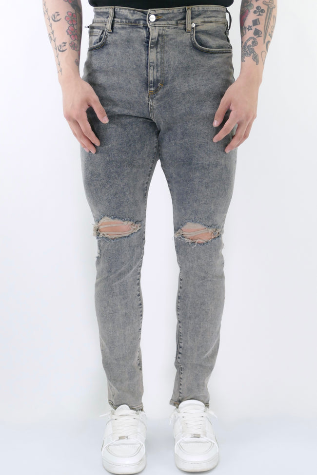 Represent Destroyer Denim Jeans - Blue Cream