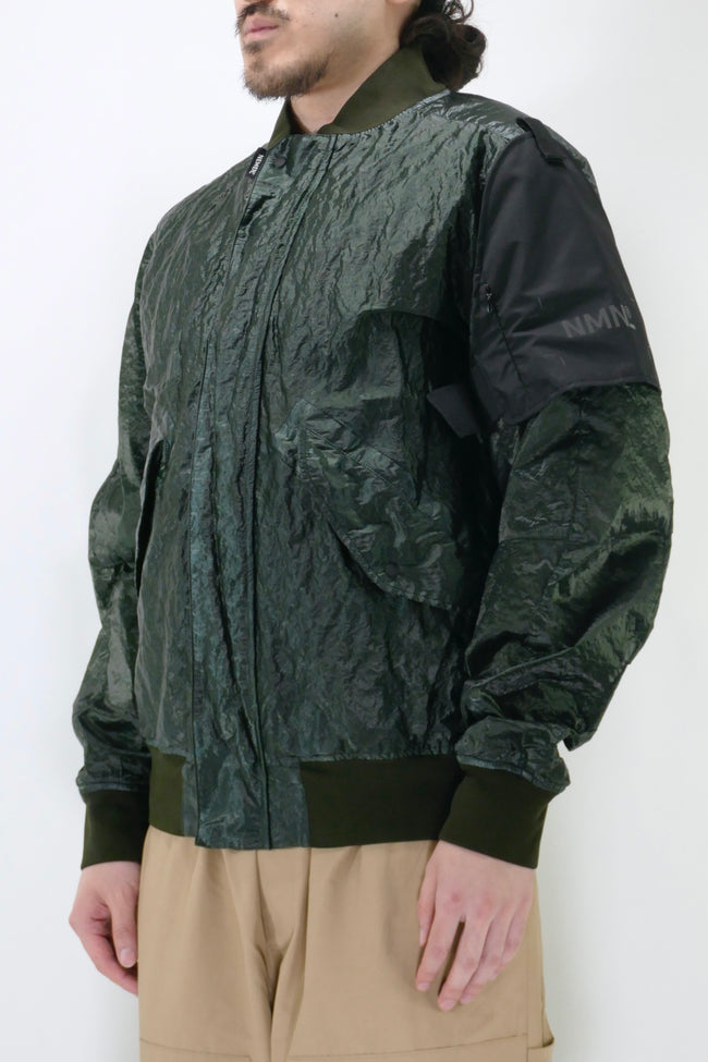 Nemen Garment Dyed Bomber - Olive