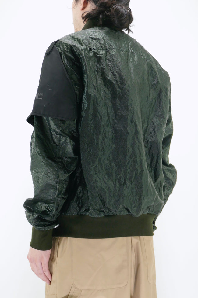 Nemen Garment Dyed Bomber - Olive