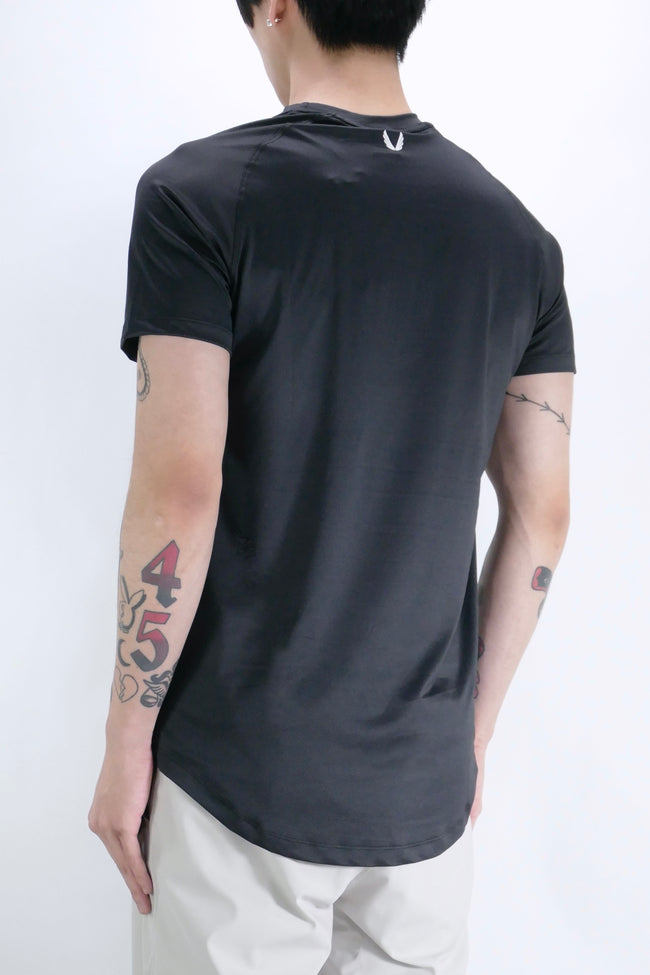 ASRV Aerosilver® Established Box Logo Tee - Black