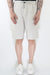 Athoa Herringbone Bermuda Shorts - Beige