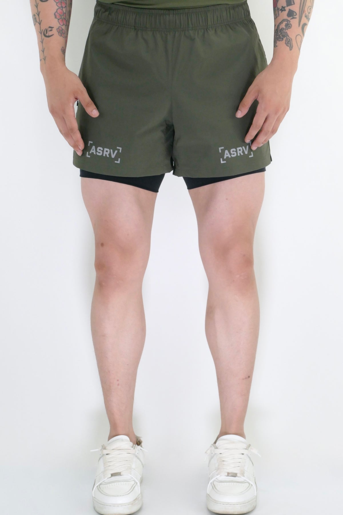 ASRV Ripstop 5&quot; Liner Shorts - Olive