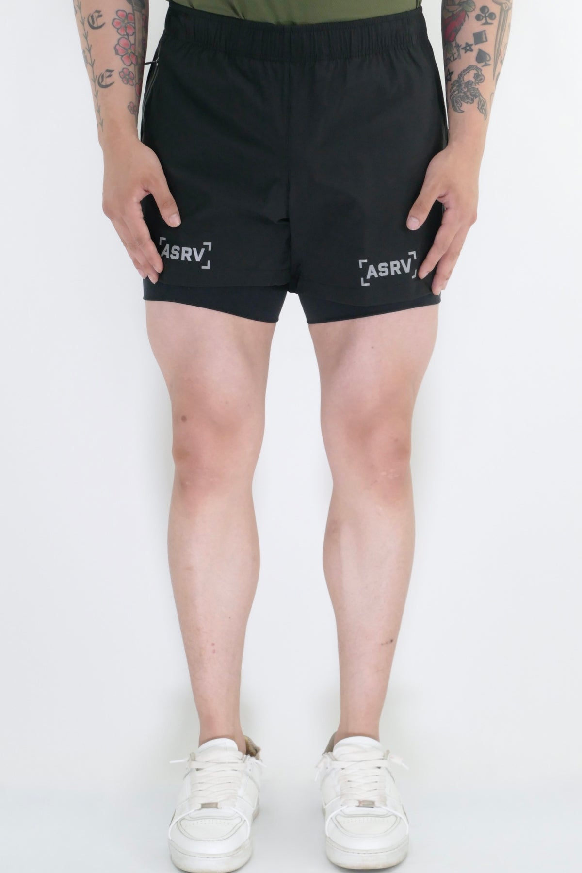 ASRV Ripstop 5&quot; Liner Shorts - Black