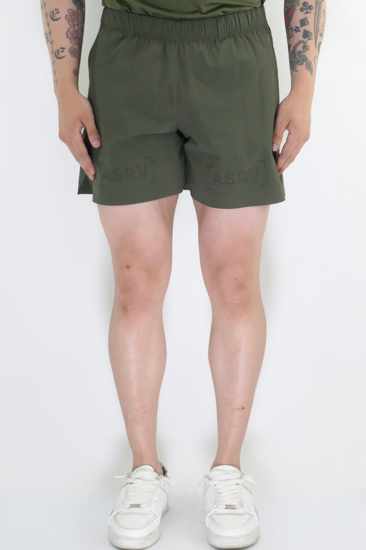 ASRV Ripstop 6&quot; Perforated Shorts - Olive
