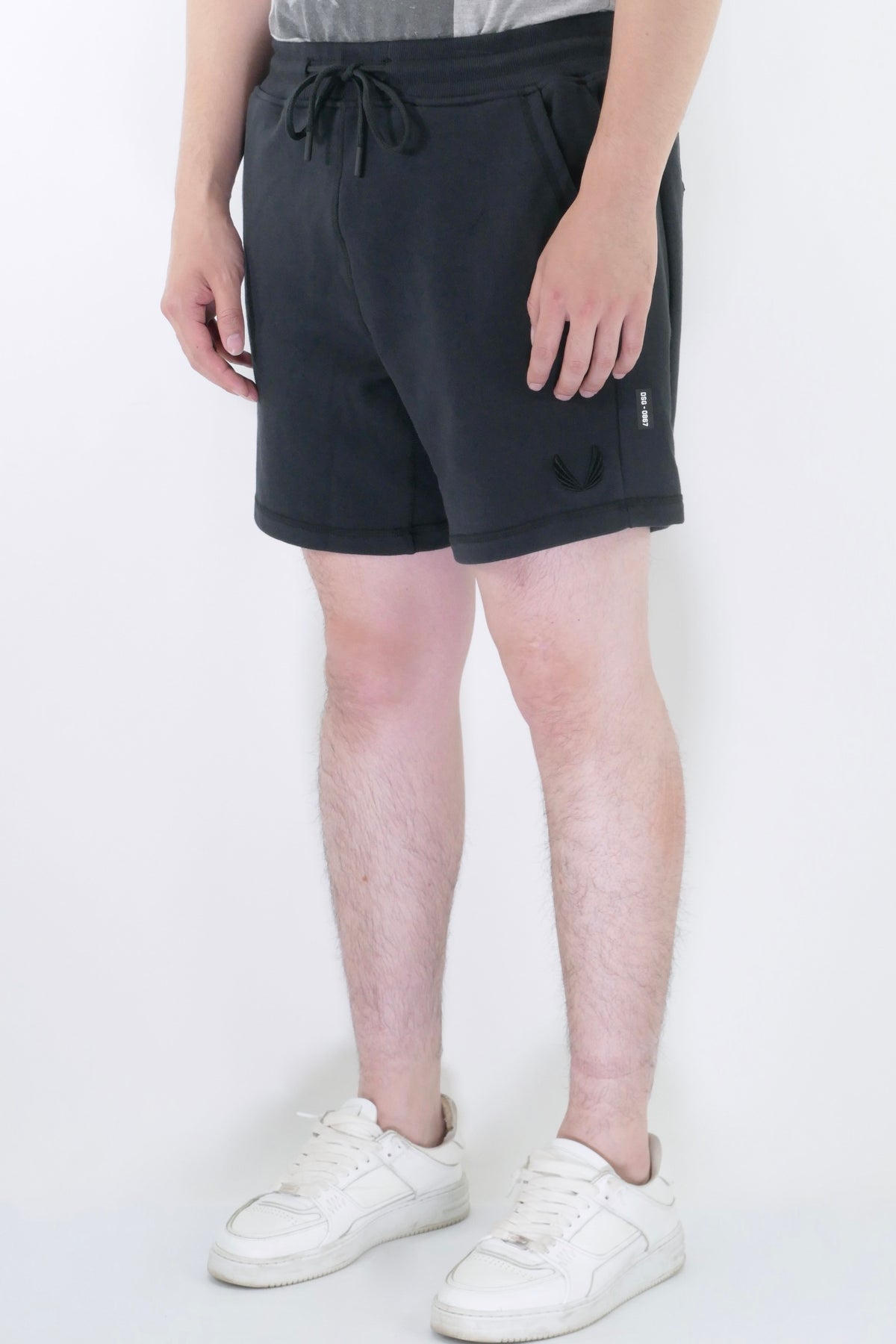 ASRV Tech-Terry™ Sidelock Sweat Shorts - Black