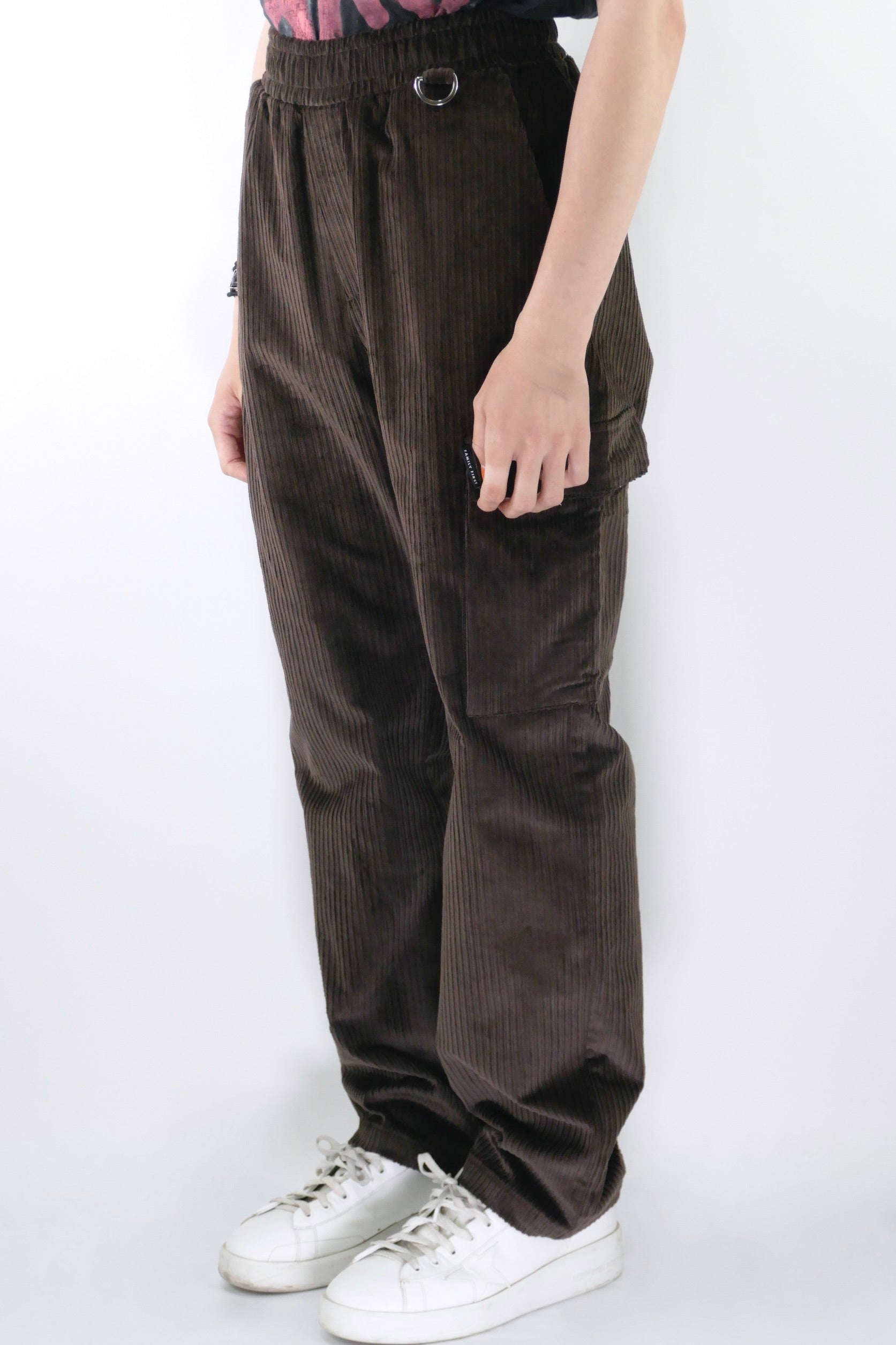 Family First Corduroy Cargo Pant - Brown - Due West