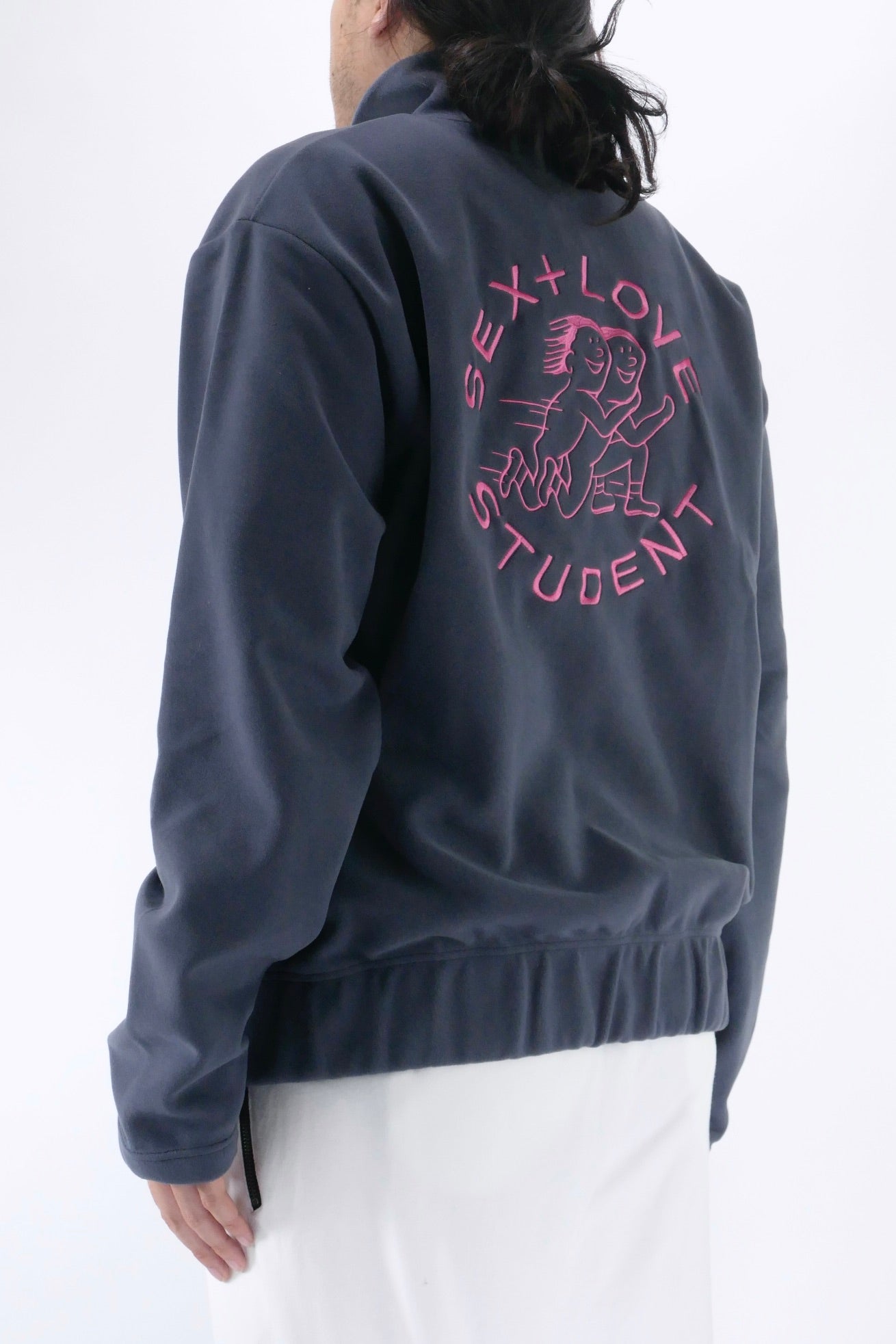 Carne Bollente Sex + Love Zip Up Sweater - Navy - Due West