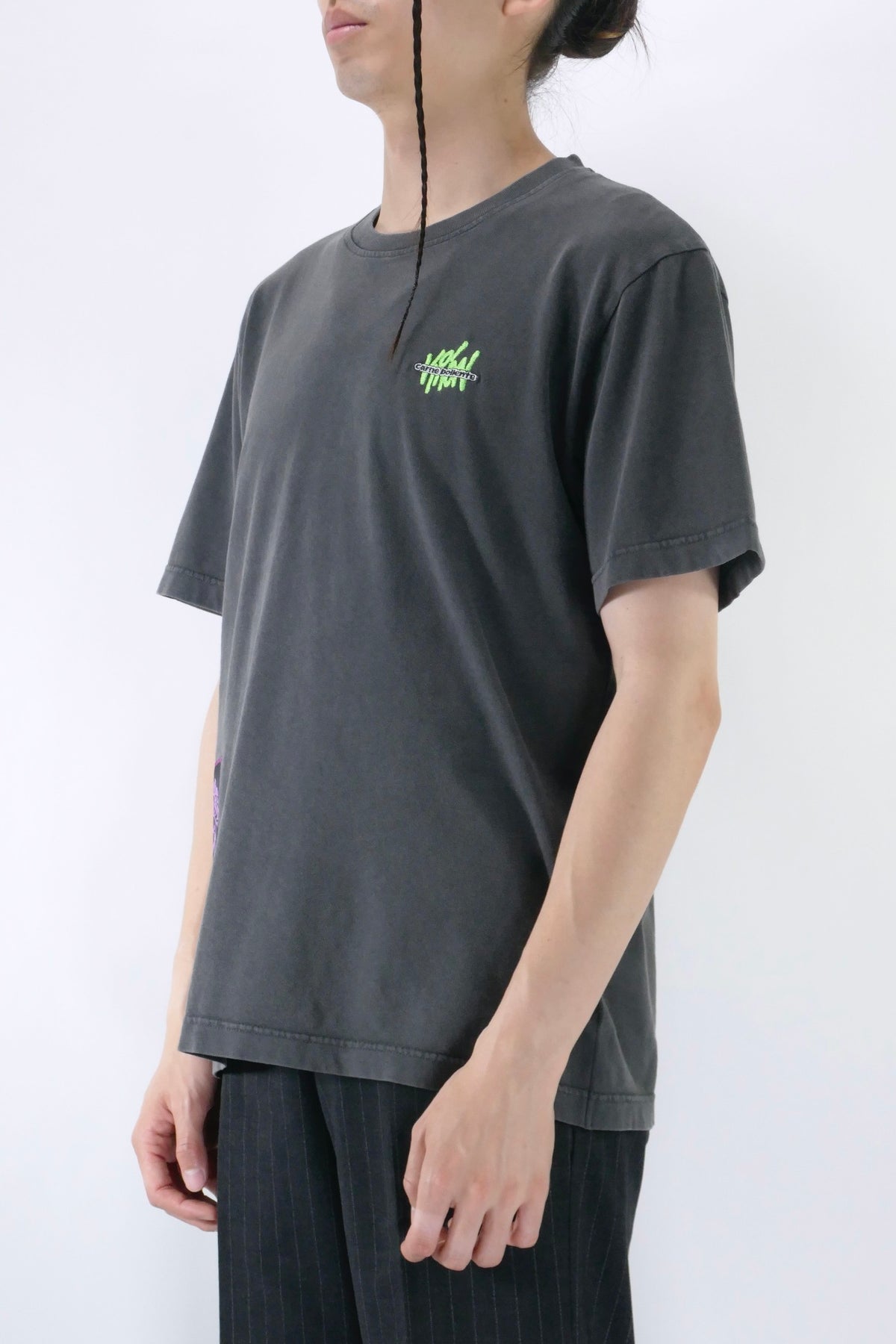 Carne Bollente Earth Beat Viron Tee - Washed Black
