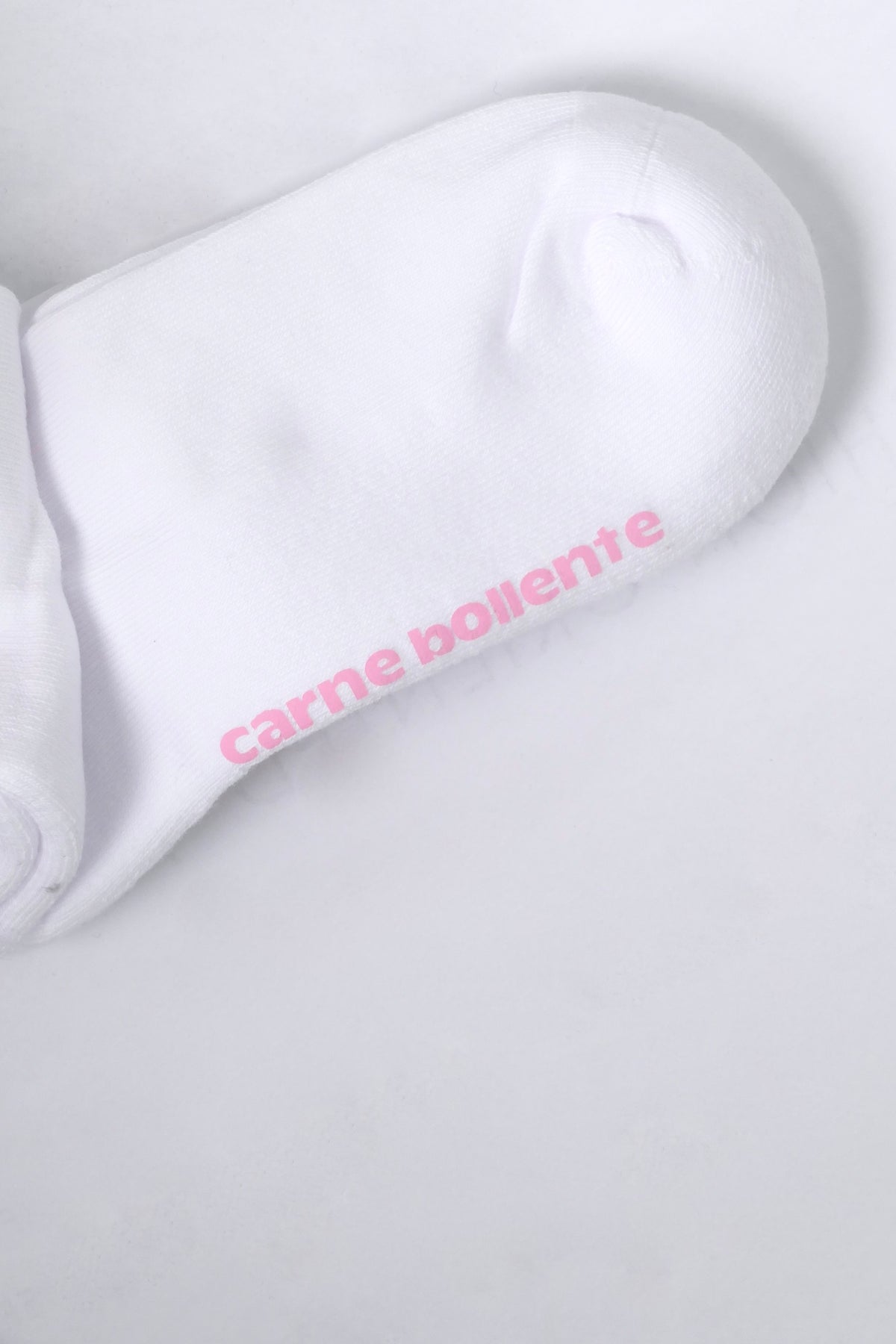 Carne Bollente Milk Snake Socks - White