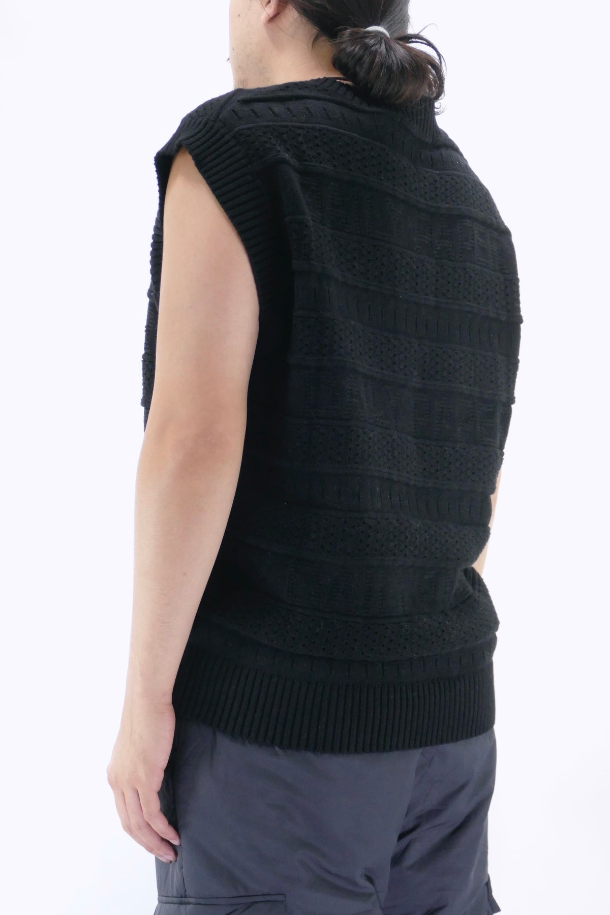 Daily Paper Rashidi Spencer Knit Vest - Black