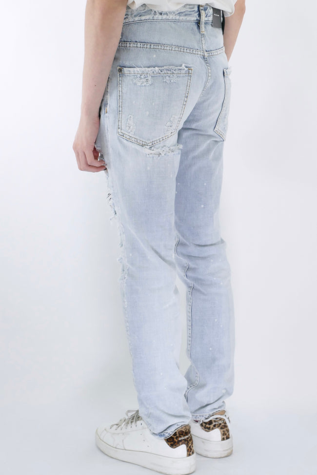 Dsquared2 Vintage Destroyed Cool Guy Jeans - Navy Blue