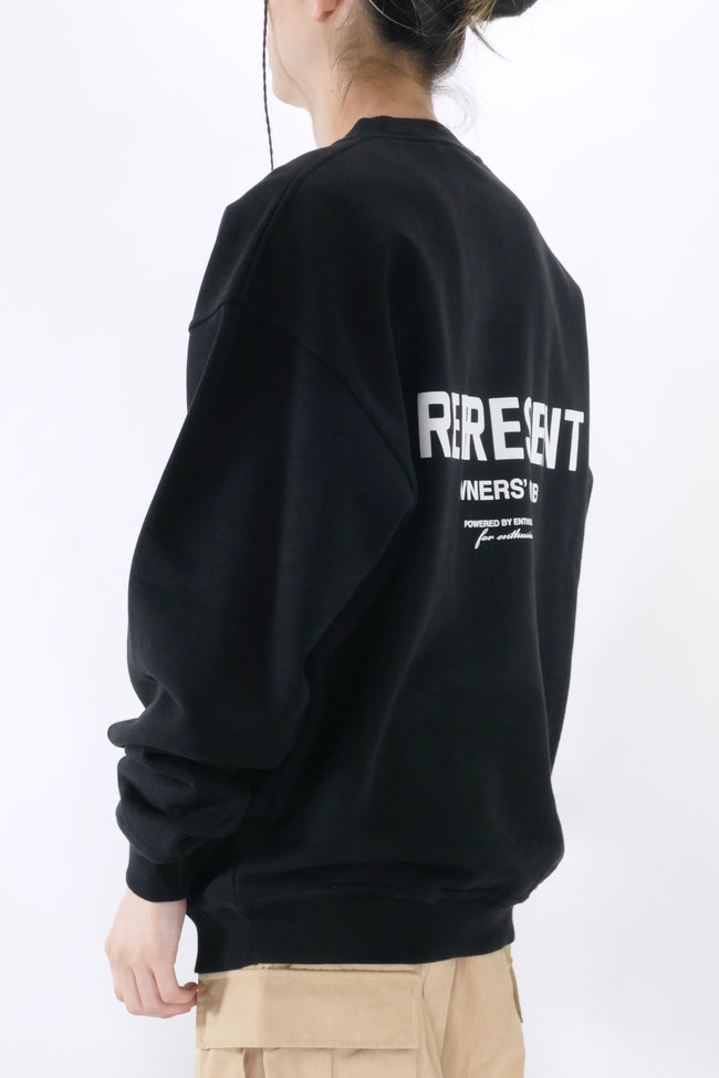 Represent Owners Club Crewneck - Black
