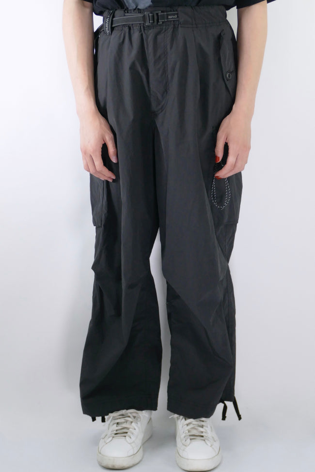 and Wander Oversized Cargo Pants - Black