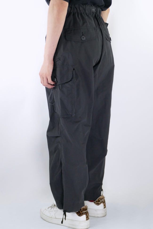 and Wander Oversized Cargo Pants - Black