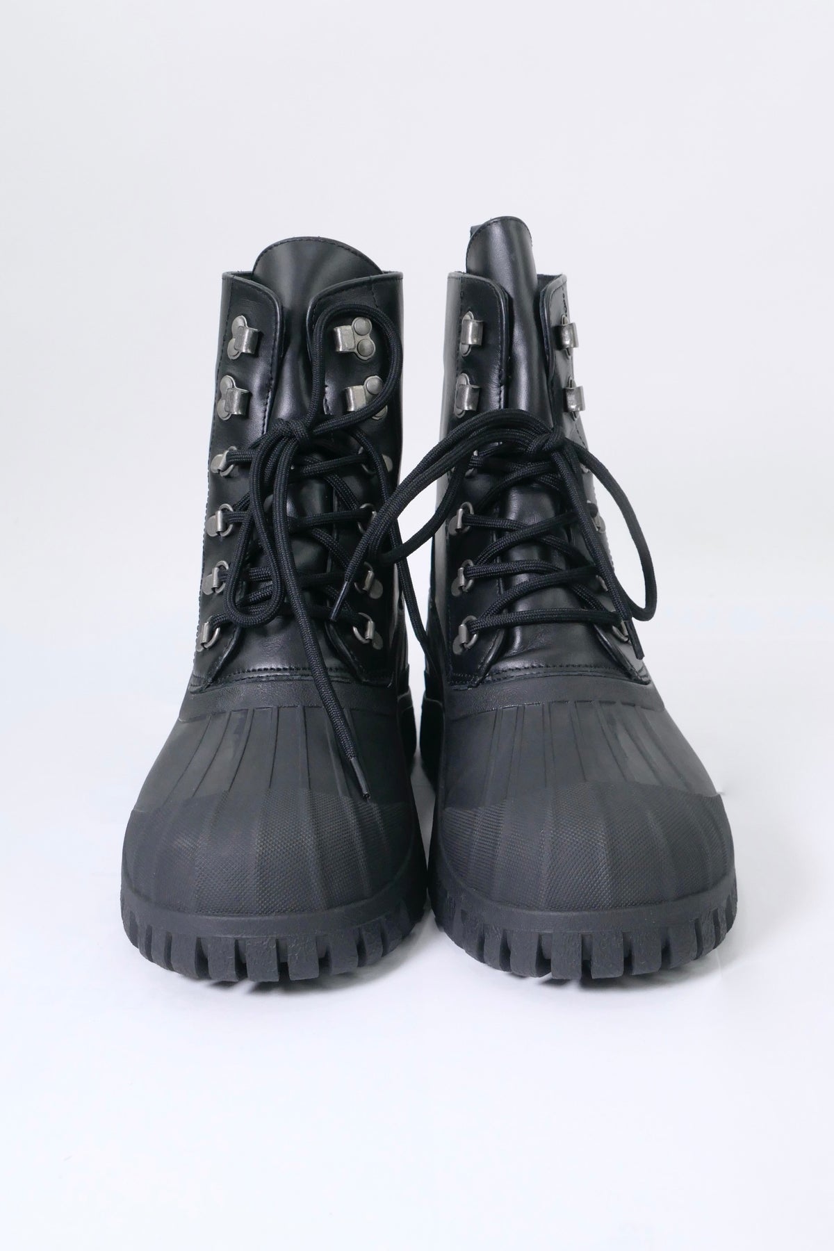 Stutterheim Leather Patrol Boot - Black