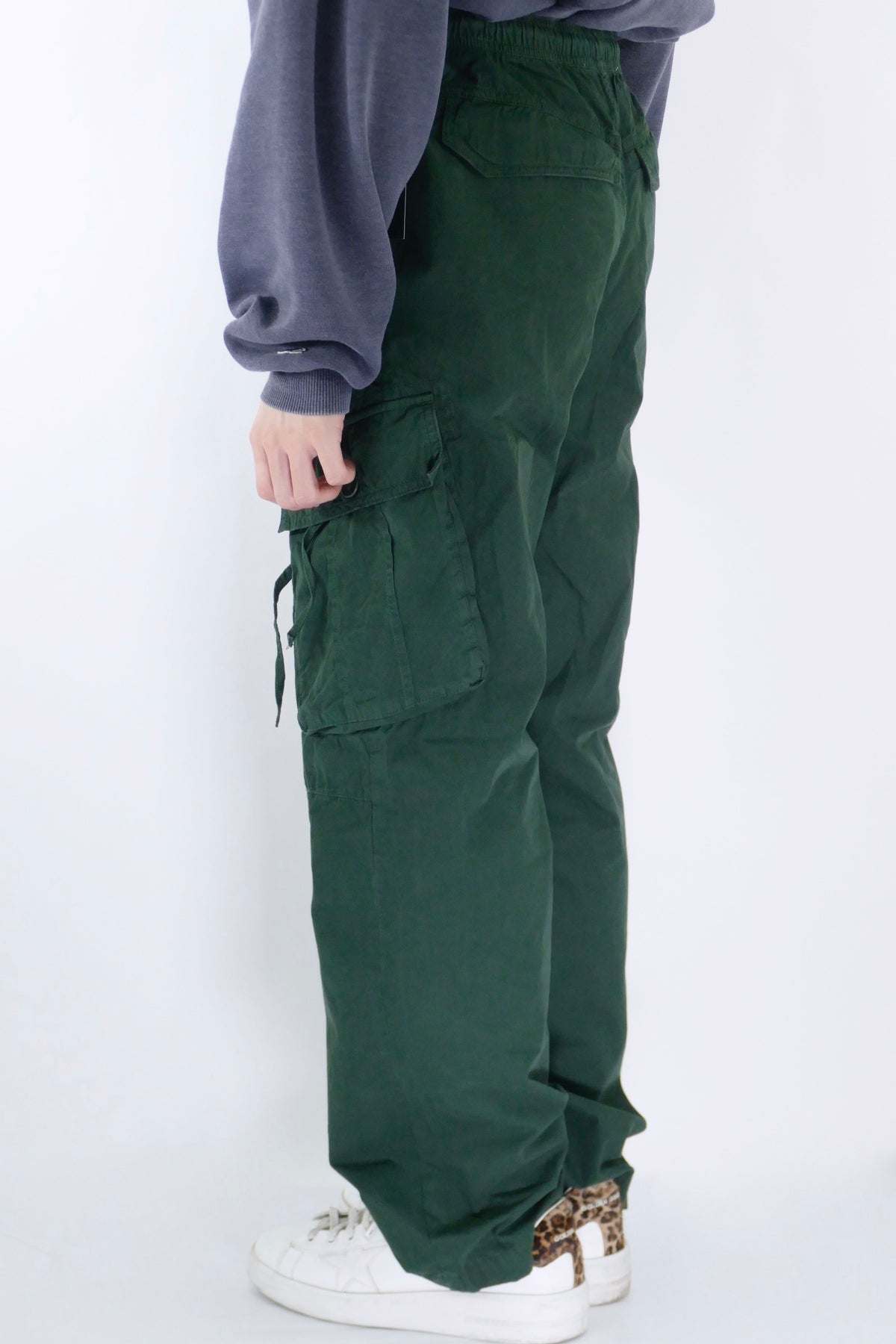 WOOD WOOD Stanley Cargo Pants - Forest Green
