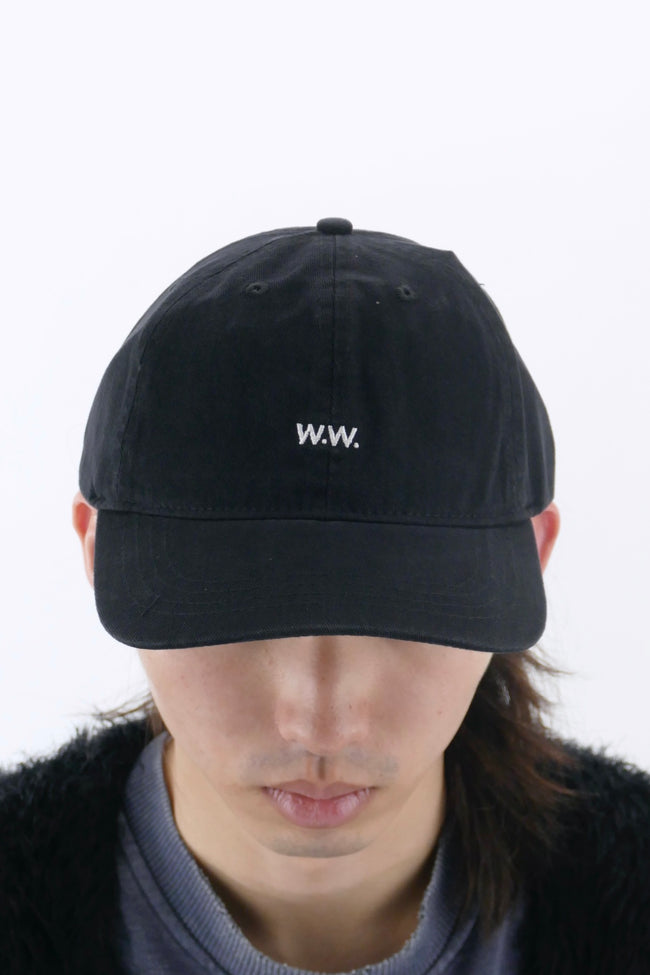 WOOD WOOD Low Profile Twill Cap - Black