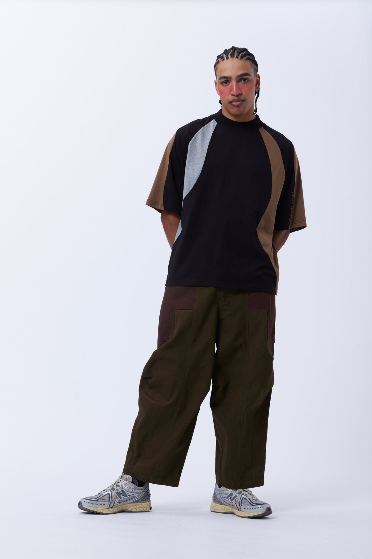 P.A.M. Contrast Pondering Wide Pants - Olive