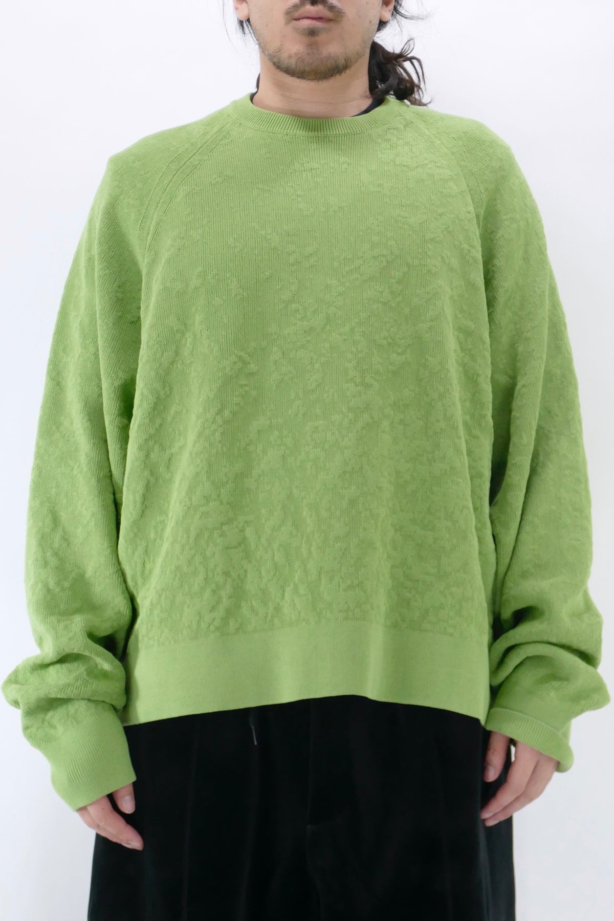 Y-3 Knit Crew Sweater - Green