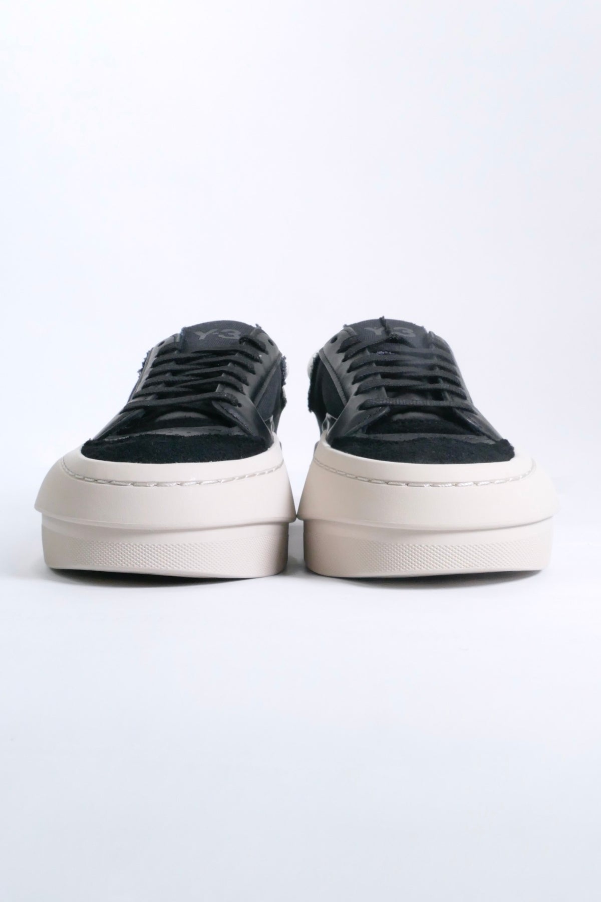 Y-3 Centennial Lo Sneakers - Black/White
