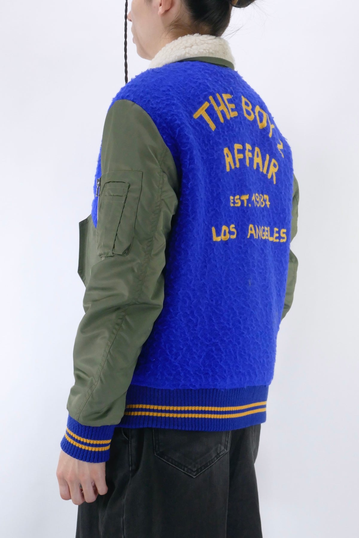 The Boyz Affair TB1 Varsity Jacket - Royal Blue