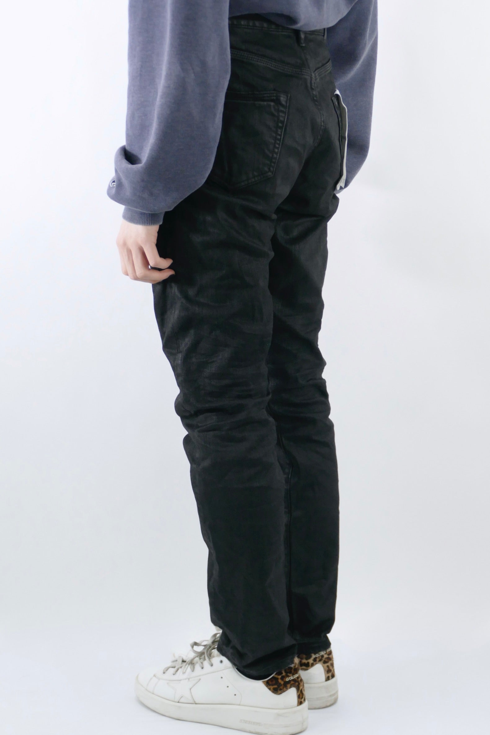 PIECES Flared Pants 'Pam' in Dark Grey