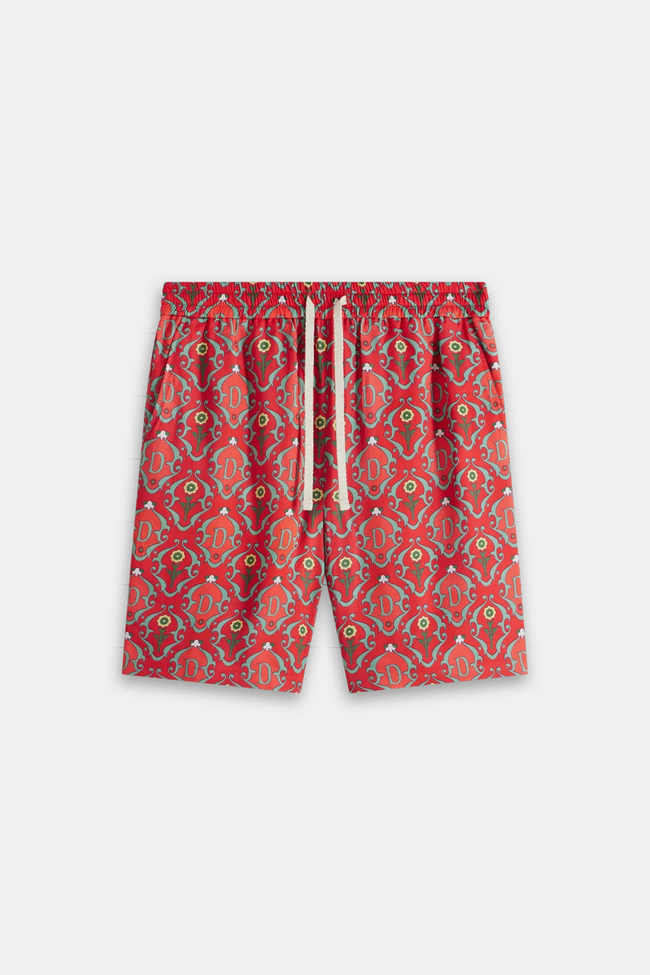 Drôle de Monsieur 'Le Short Ornements' Shorts - Red