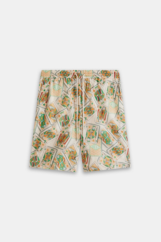 Drôle de Monsieur Cartes Shorts - Peach