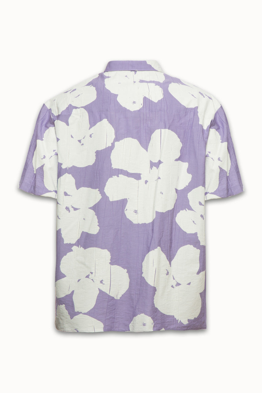 Family First Flower Shirt - Violet