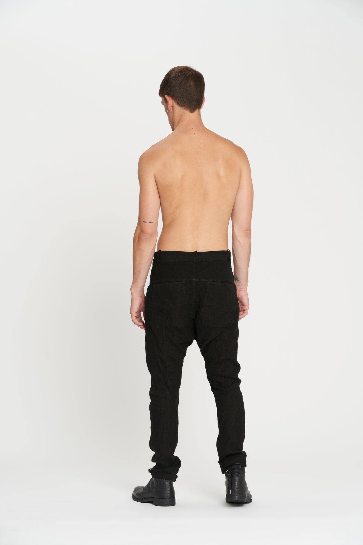 Masnada Pocket Pants - Black