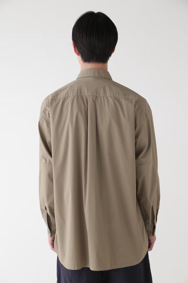 and Wander Multi Pocket Shirt - Beige