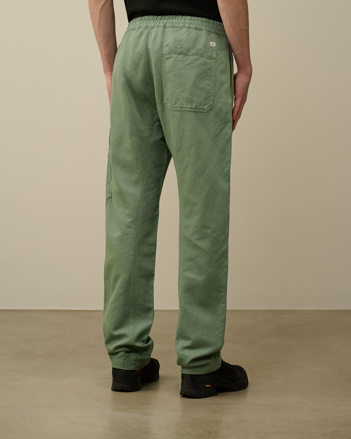 C.P. Company 263A Cotton/Linen Pants - Green