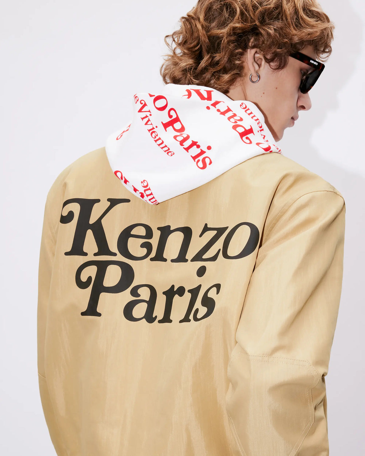 Kenzo &#39;Kenzo by Verdy&#39; Cropped Jacket - Camel