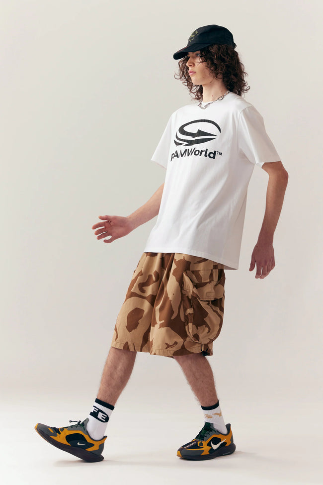 P.A.M World SS Tee - White