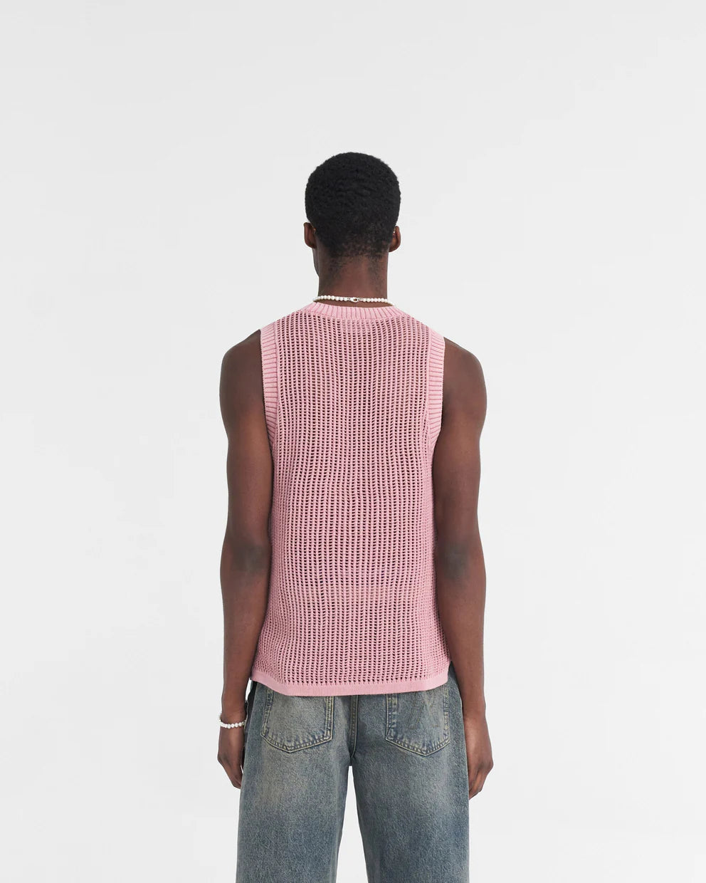 Represent Washed Knit Vest - Red