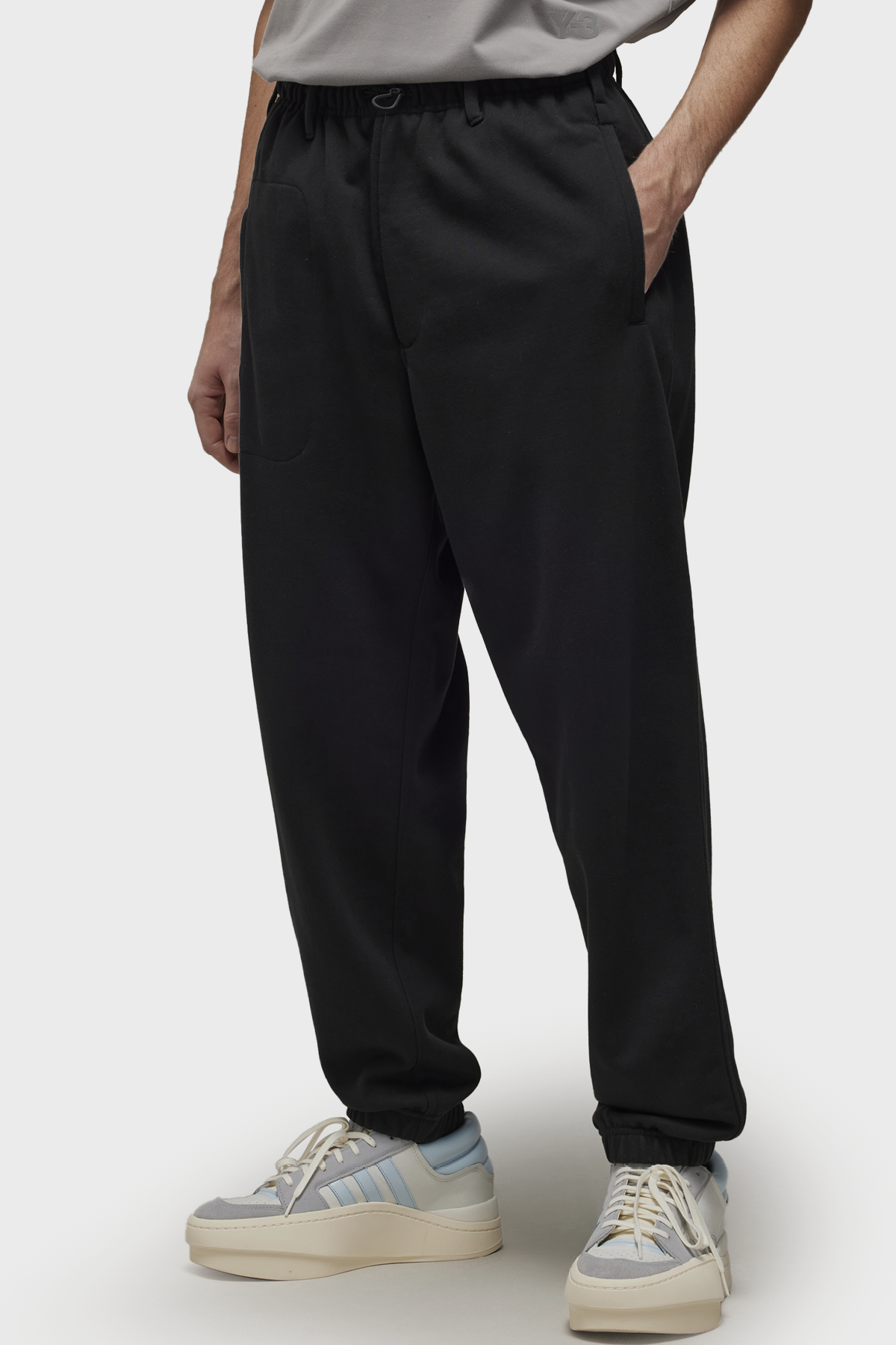 Y-3 French Terry Track Pants - Black