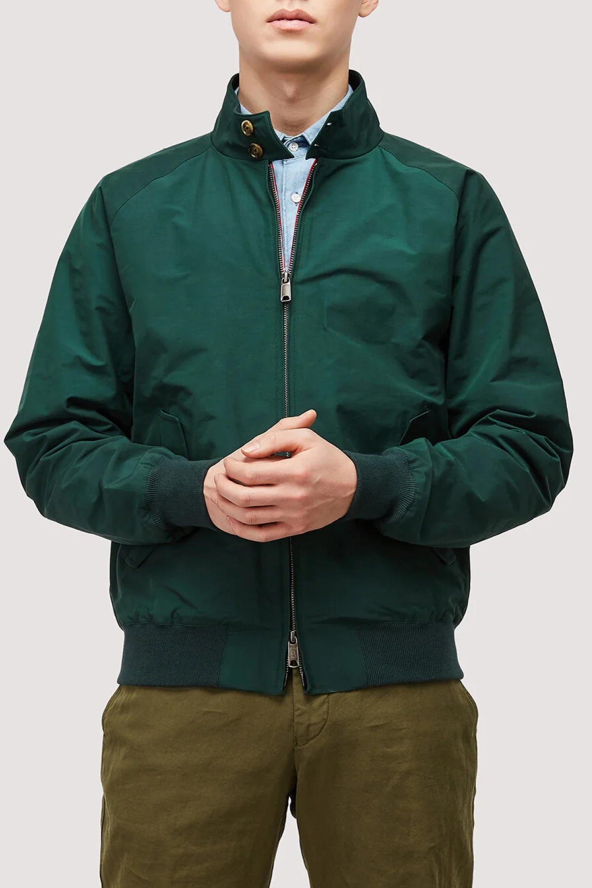 Baracuta Mens Wind Jacket G9 - Racing Green - Due West Baracuta Mens Wind Jacket G9 - Racing Green - Due West