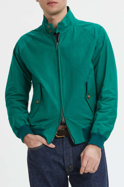 英国製 BARACUTA G9 40 REGULAR FIT ブルーグリーン系 Baracuta Mens Wind Jacket G9 - Marine - Due West