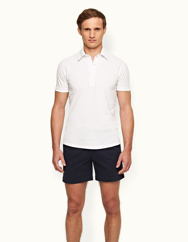 Orlebar Brown Bulldog Stretch-Cotton Shorts - Dark Navy