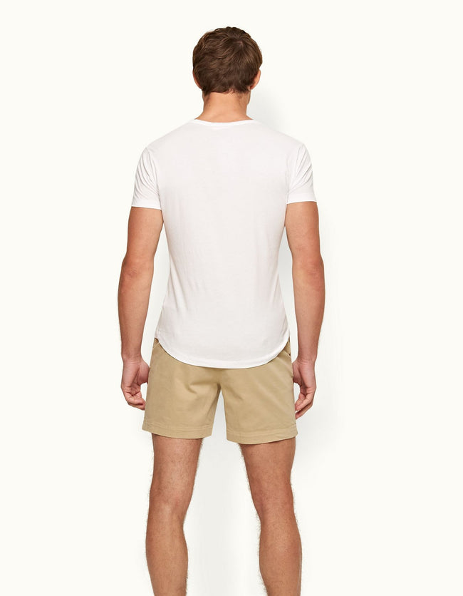 Orlebar Brown  OB-V Neck Tee - White