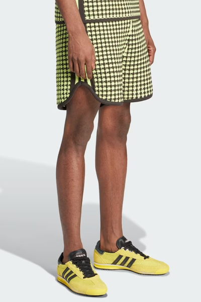 adidas x Wales Bonner Knit Shorts - Semi Frozen Yellow / Night