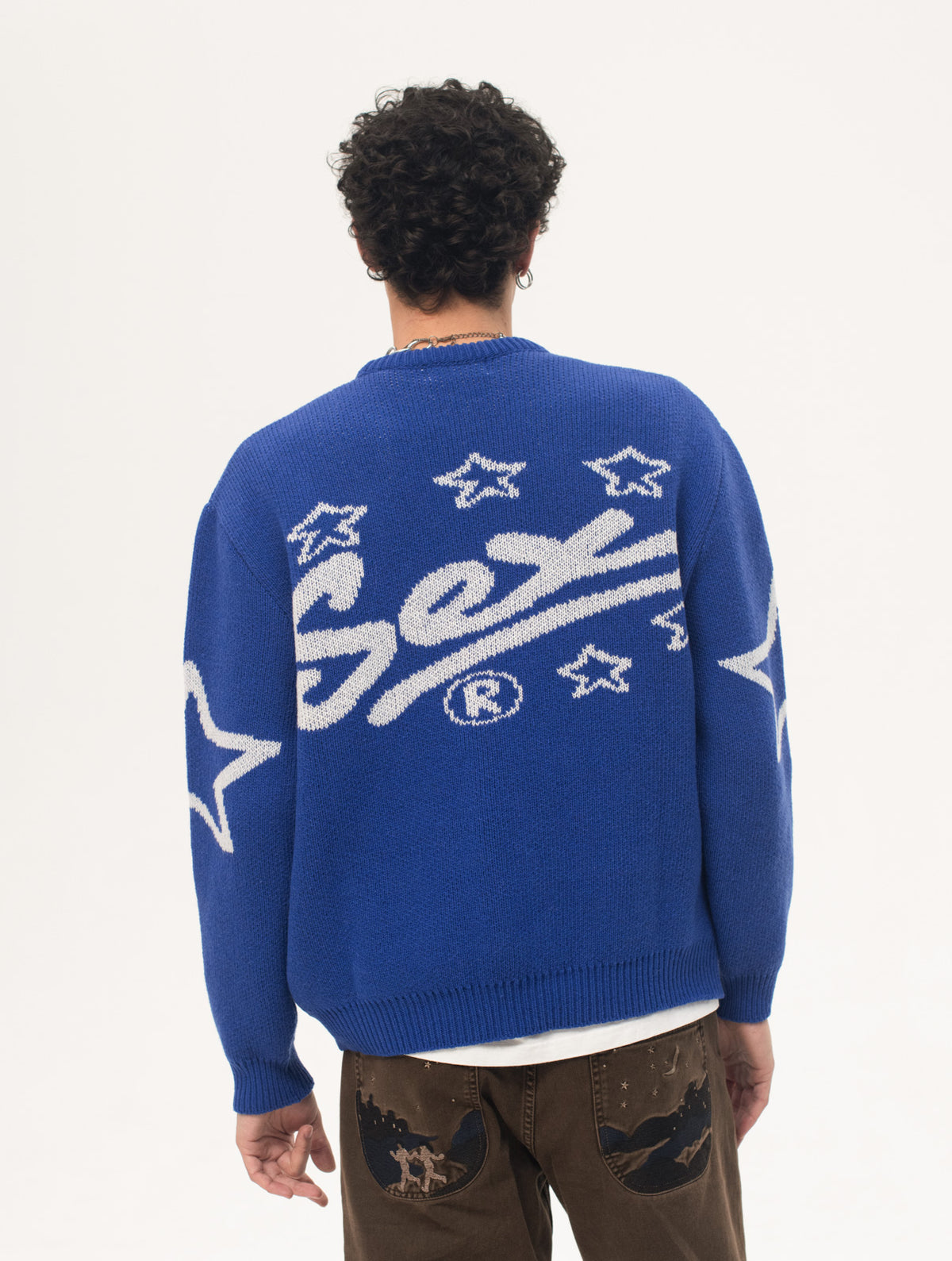 Carne Bollente The S WORD Sweater - Blue