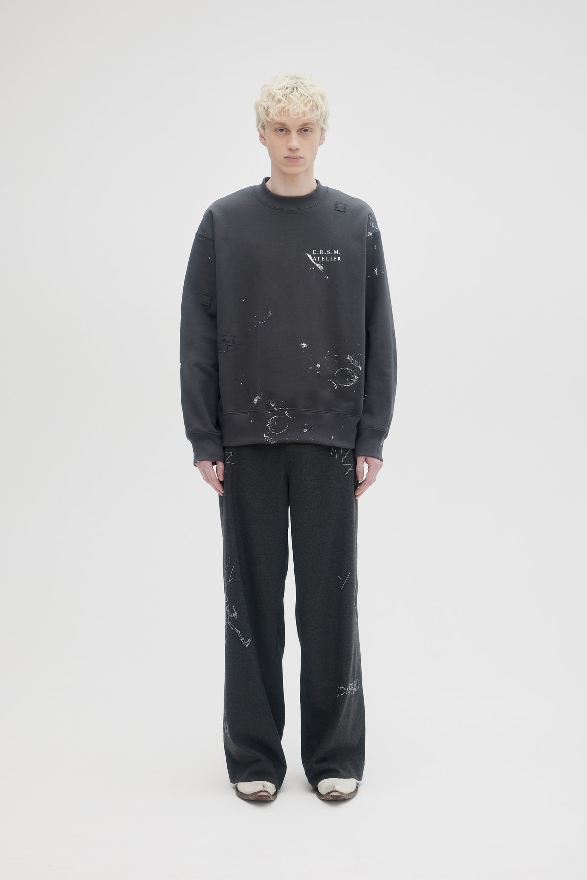 DOMREBEL Atelier Sweatshirt - Coal