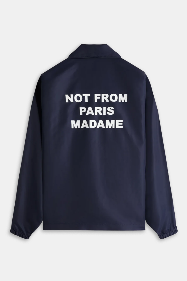 Drôle de Monsieur La Veste Slogan Jacket - Navy