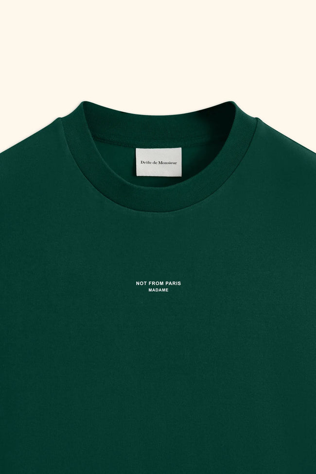 Drôle de Monsieur Classique NFPM Tee - Dark Green