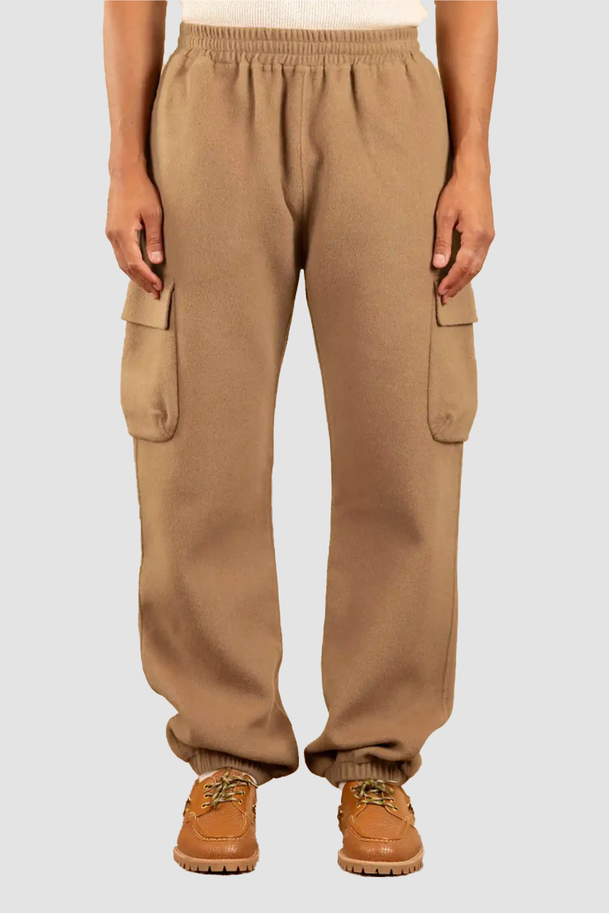 Drôle de Monsieur &#39;Le Pantalon Cargo Laine&#39; Pants - Camel