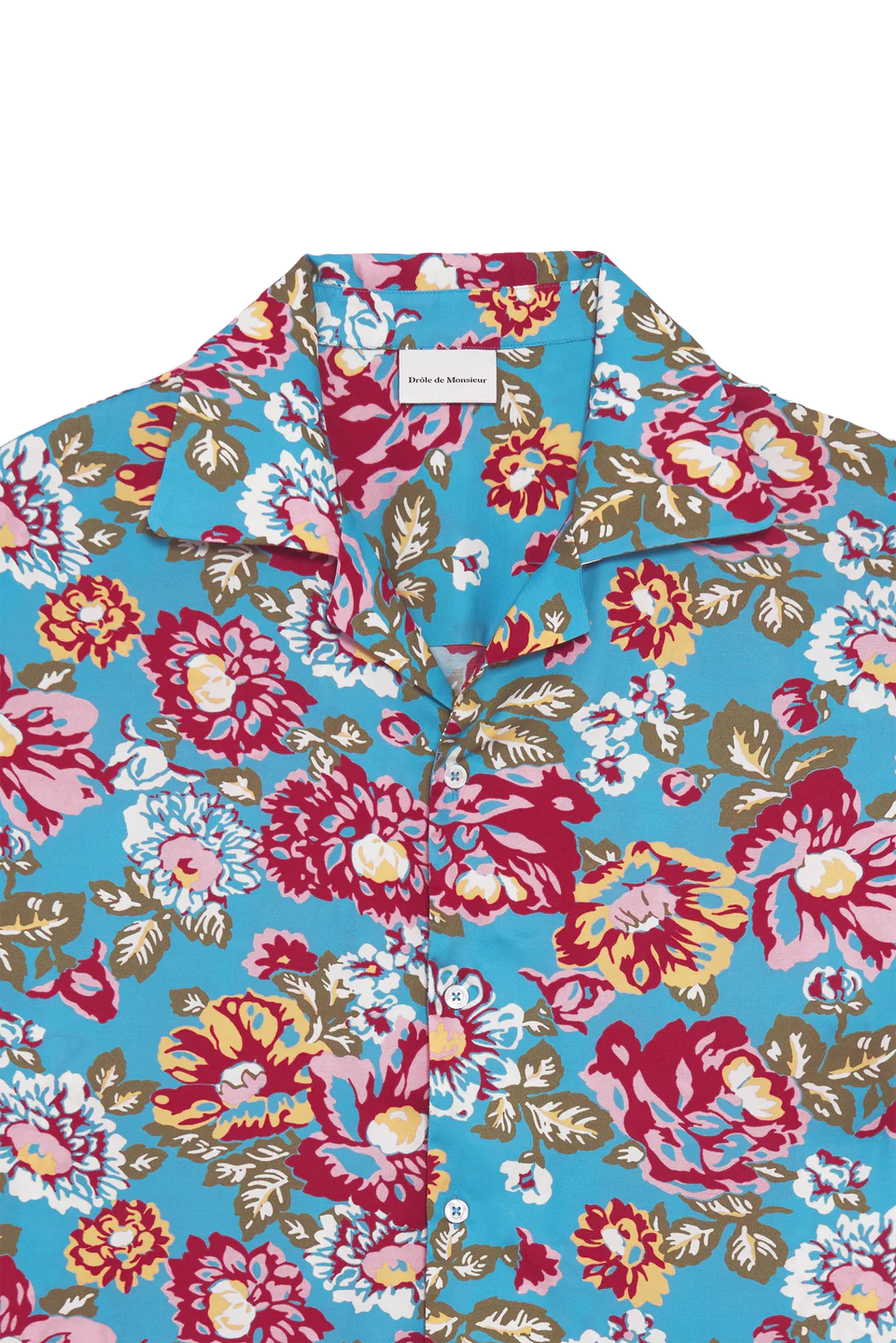 Drôle de Monsieur Peony Shirt - Blue