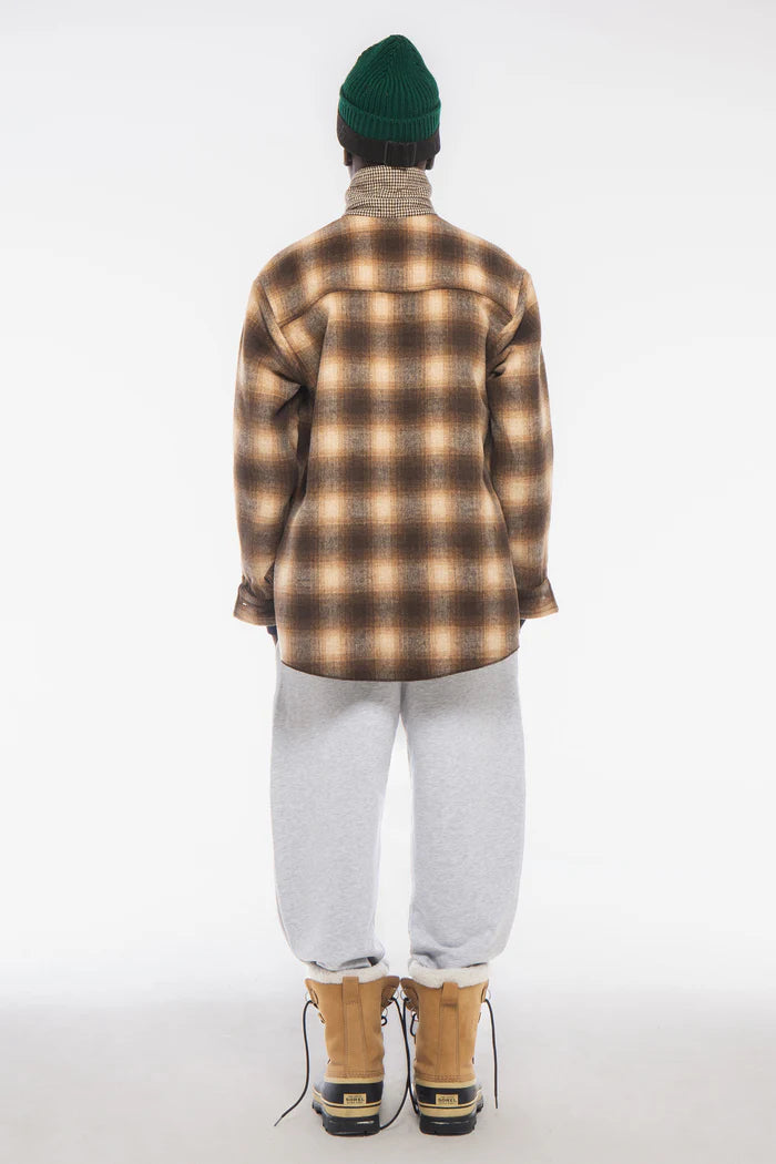 Family First Doubleface Overshirt - Brown